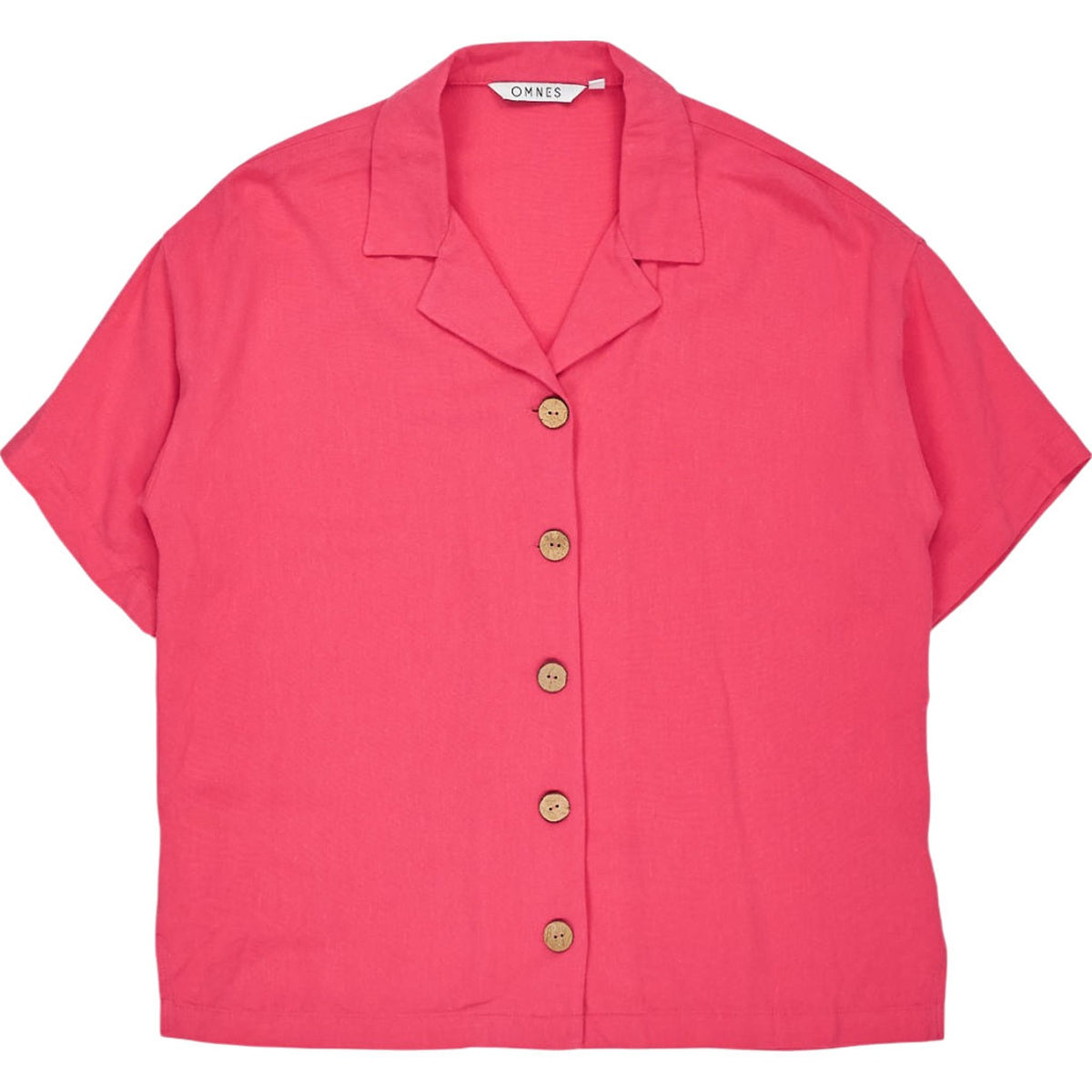 Omnes Pink Button-Up Shirt