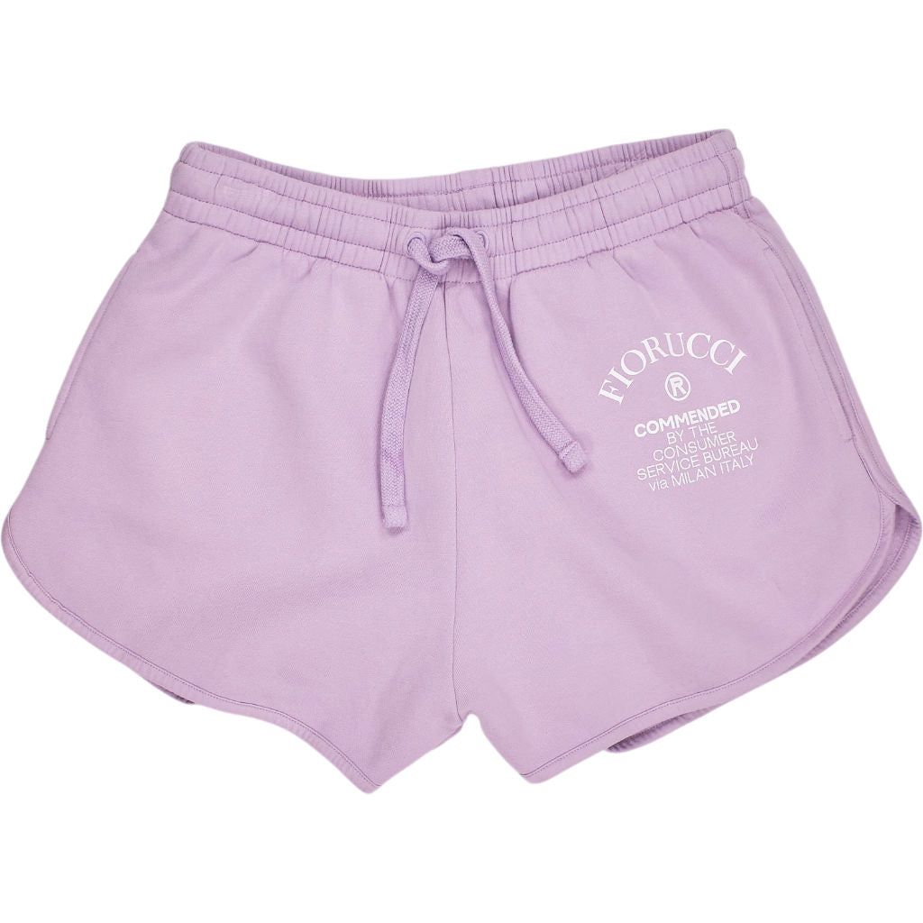 Fiorucci Purple Organic Cotton Shorts