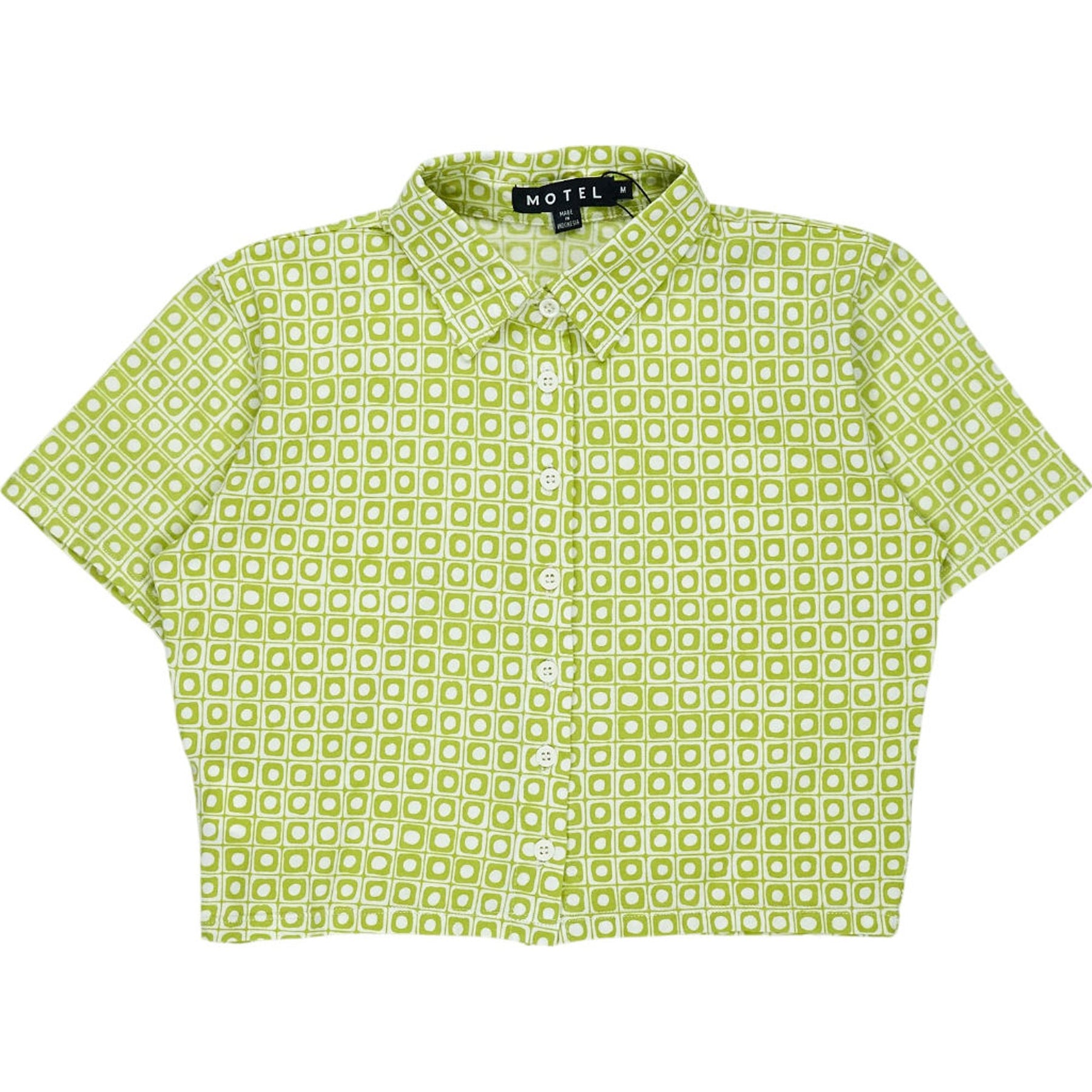 Motel Green Geo Wuma Shirt