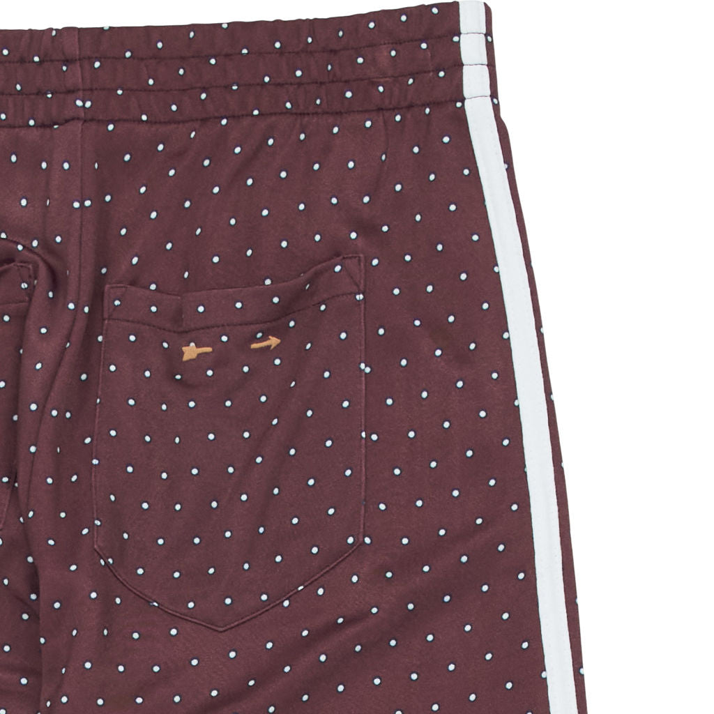 The Upside Burgundy Polka Dot Joggers XS