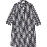 Pink City Prints Black Patterned Shirt Dress