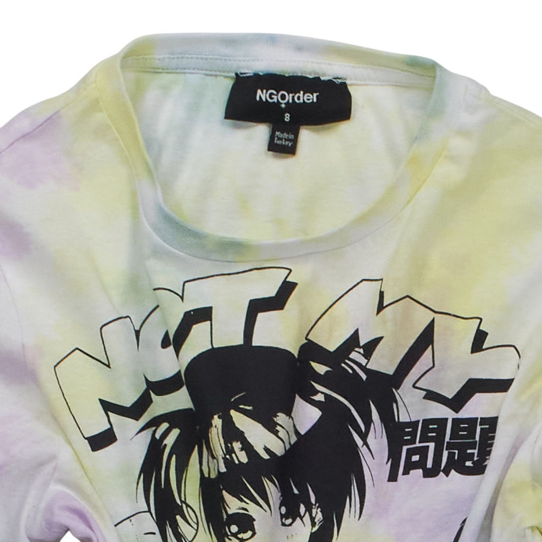 NGOrder Tie Dye Graphic Long Sleeve Top
