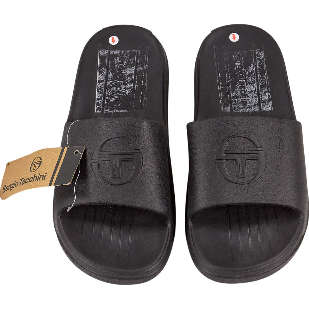 Sergio Tacchini Black Slides
