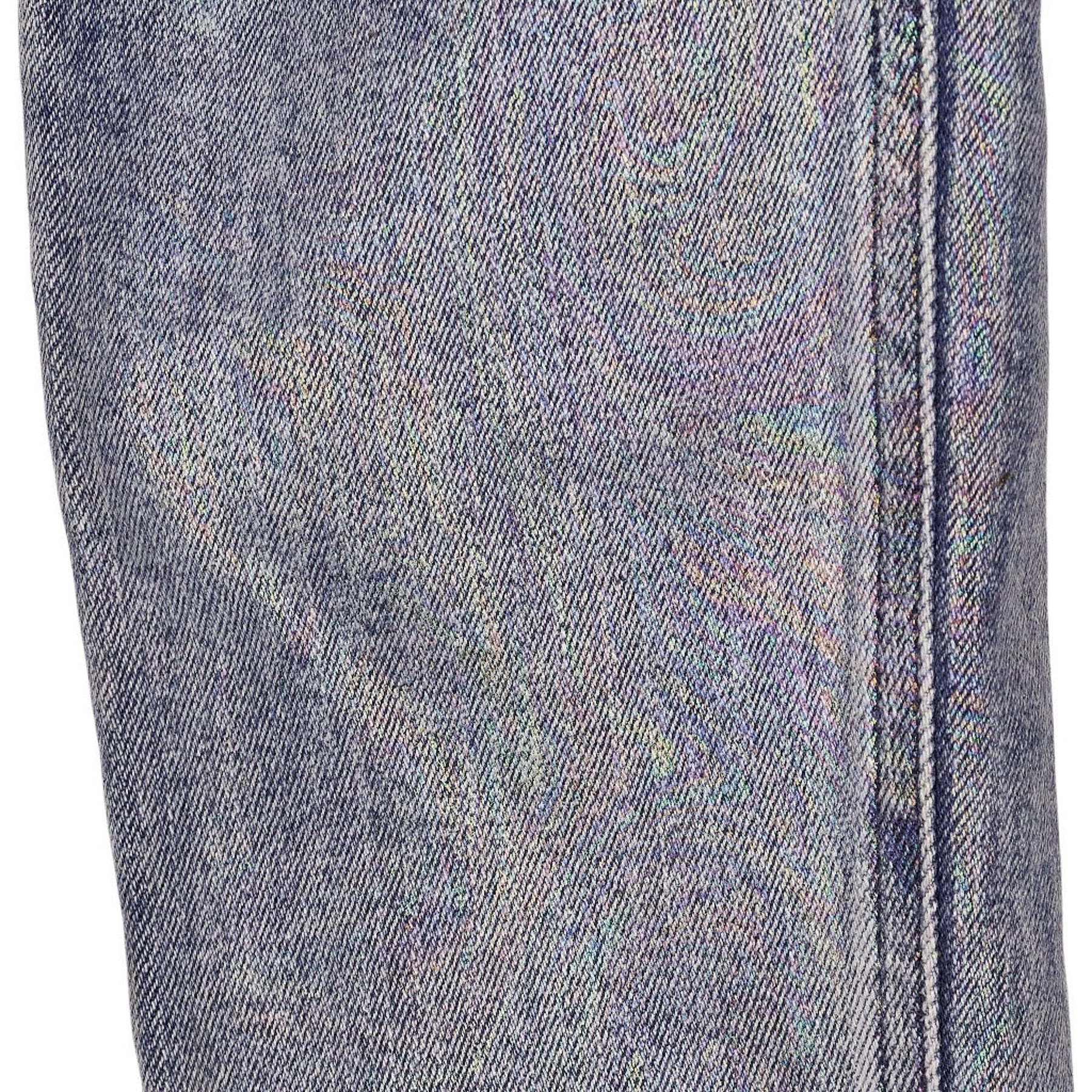Calvin Klein Blue Irredescent Relaxed Jeans