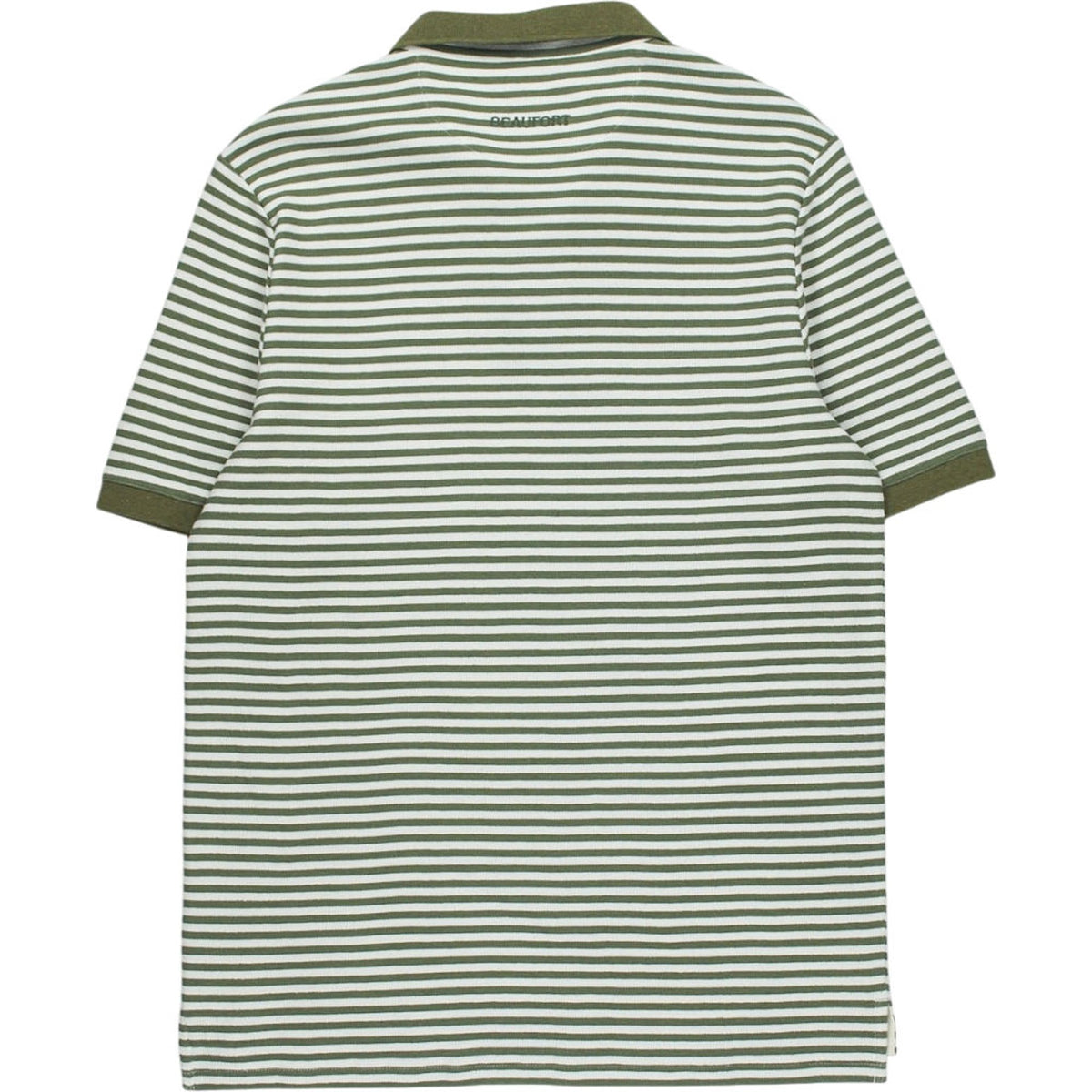 Beaufort & Blake Green Striped Polo Shirt