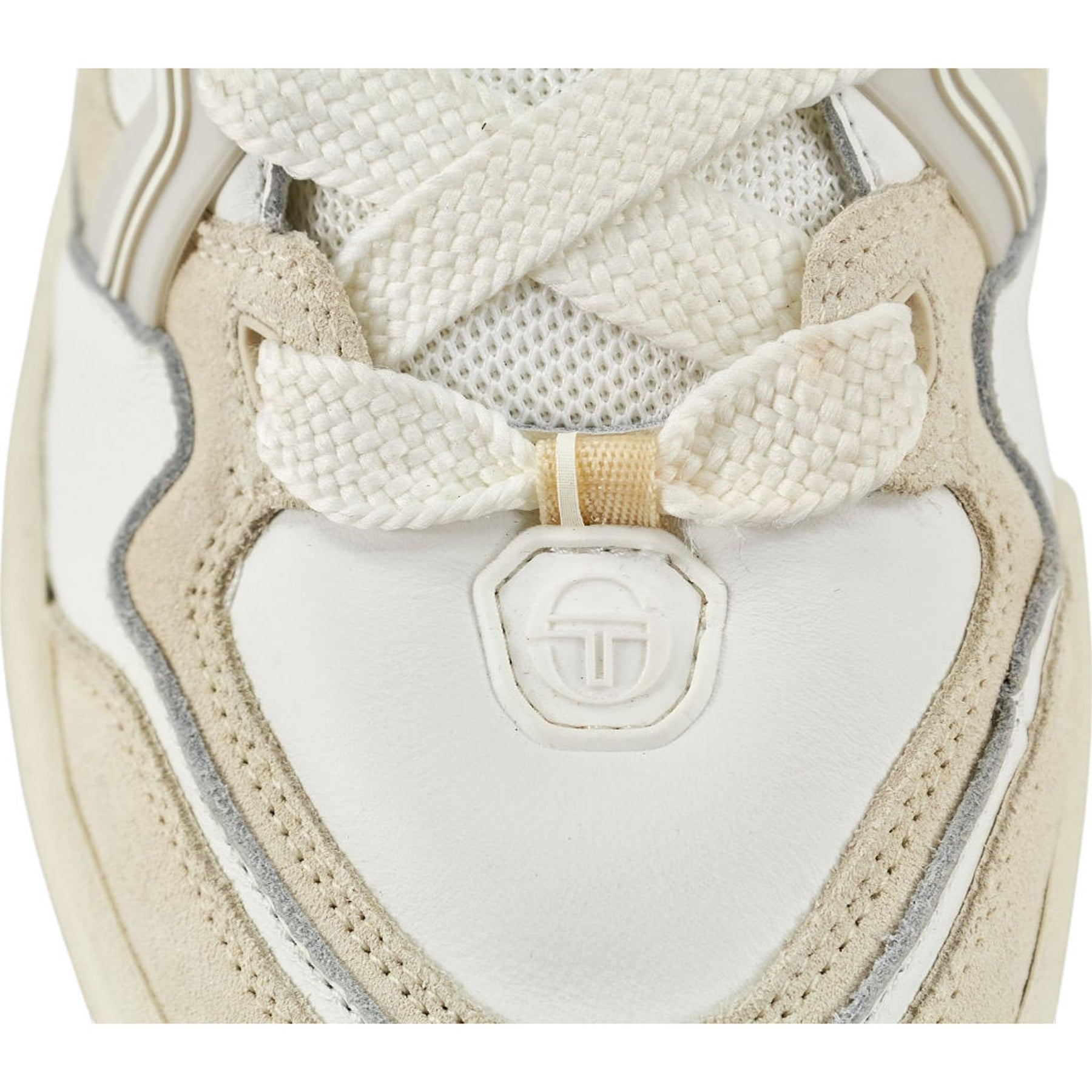Sergio Tacchini White Beige Trainers Not visible - Measures as a UK 9