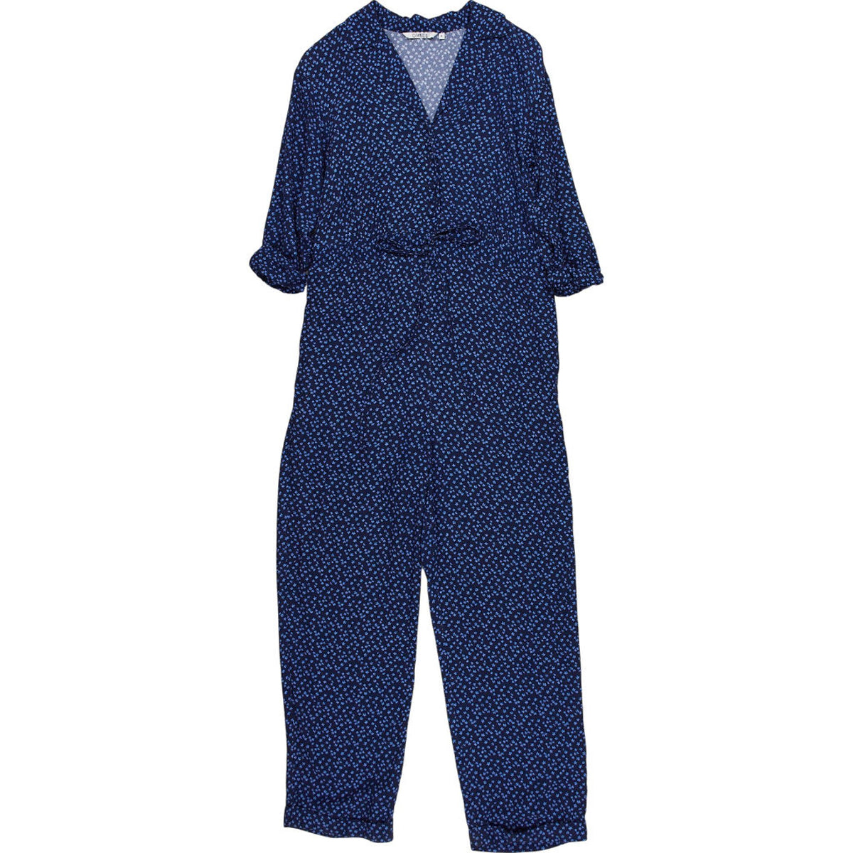 OMNES Blue Printed Jumpsuit