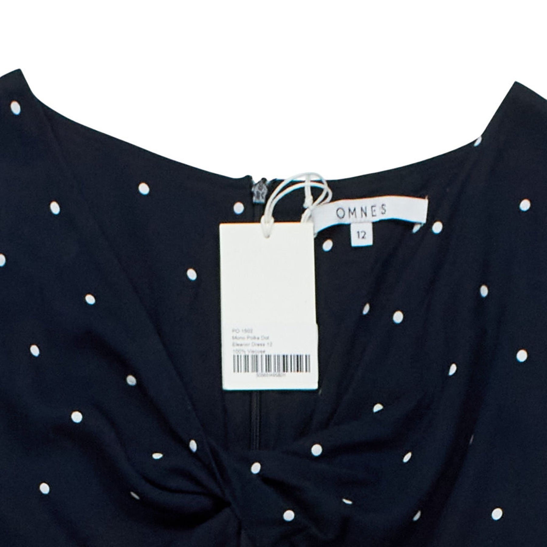 OMNES Black Polka Dot Eleanor Dress