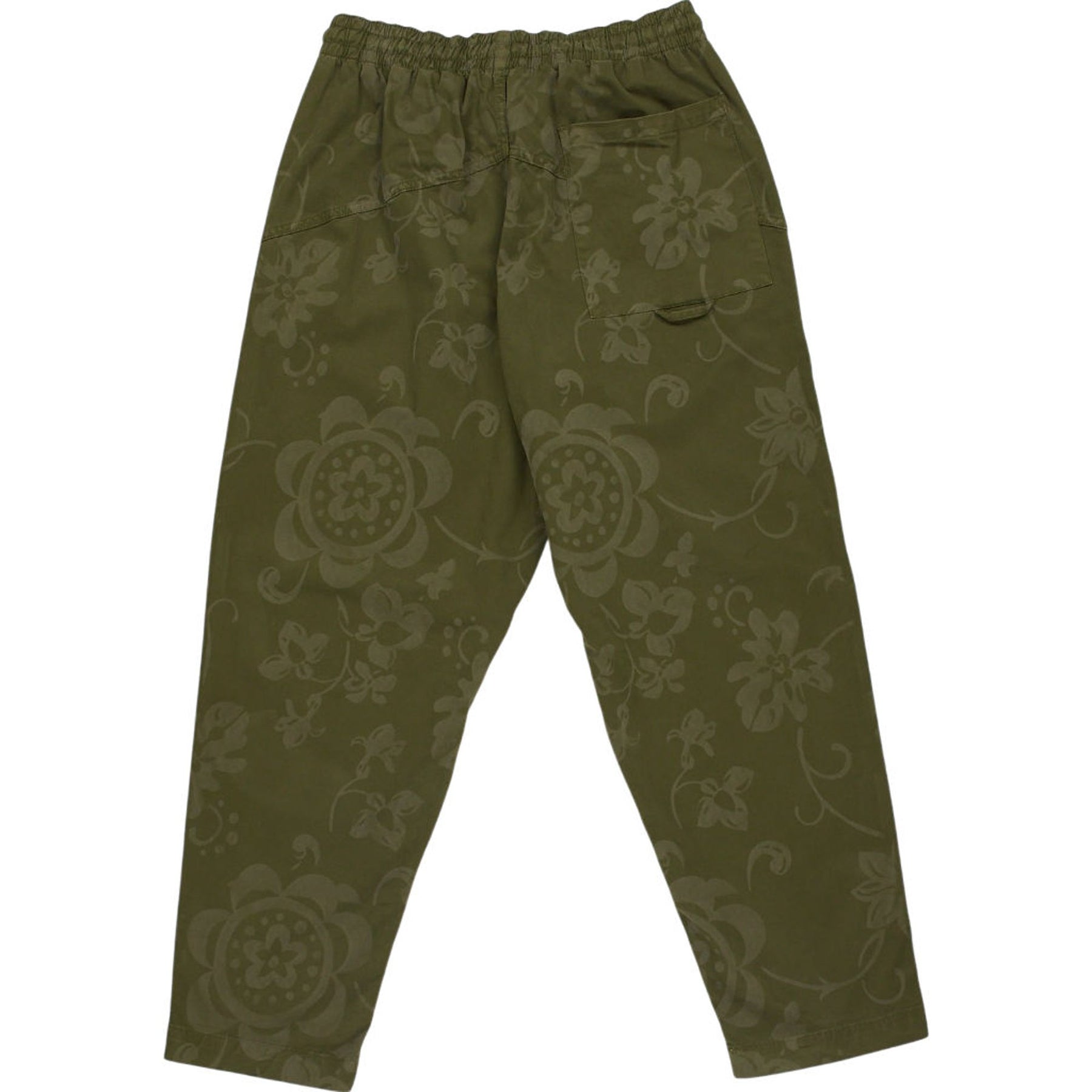 YMC Khaki Floral Pattern Trousers