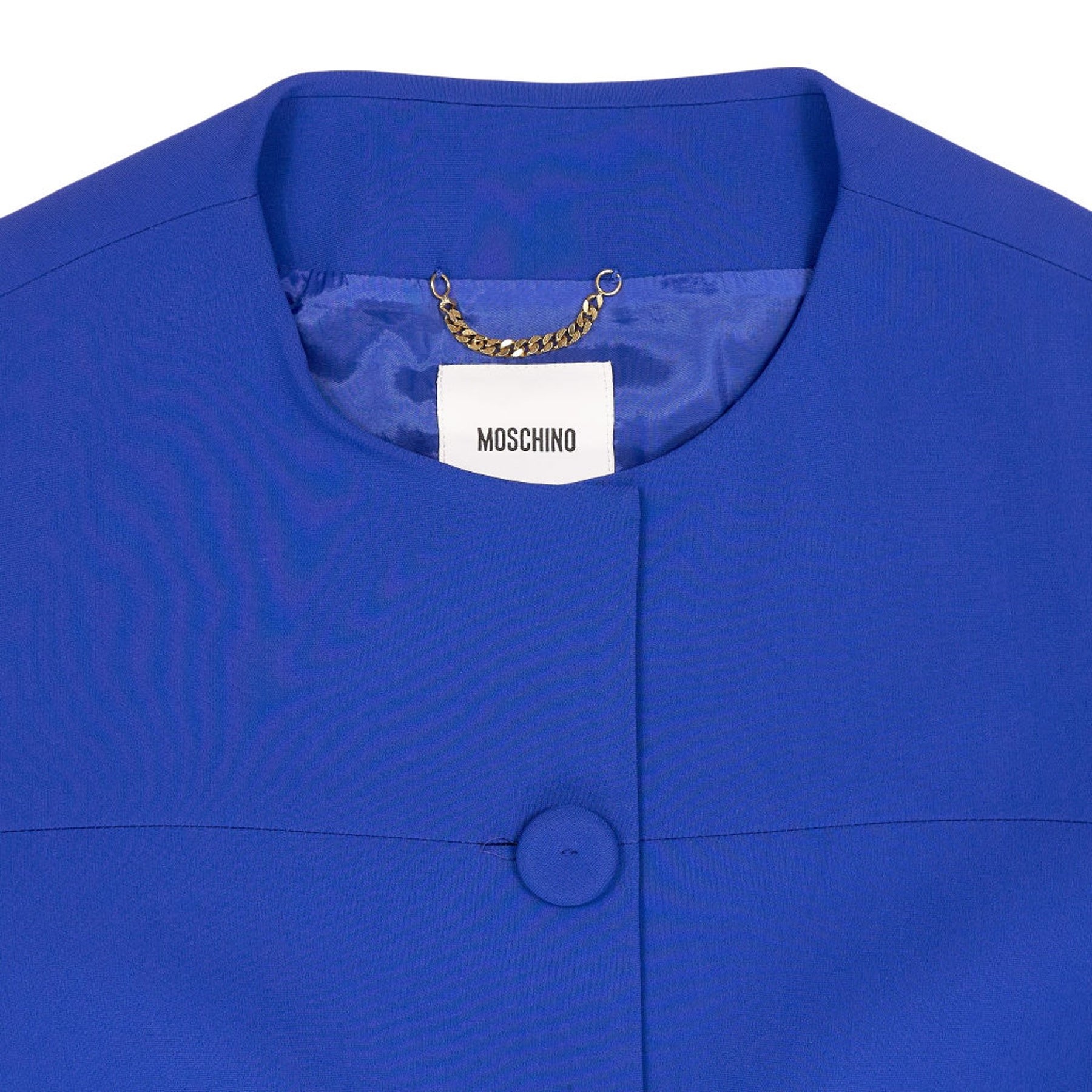 Moschino Blue Button Jacket