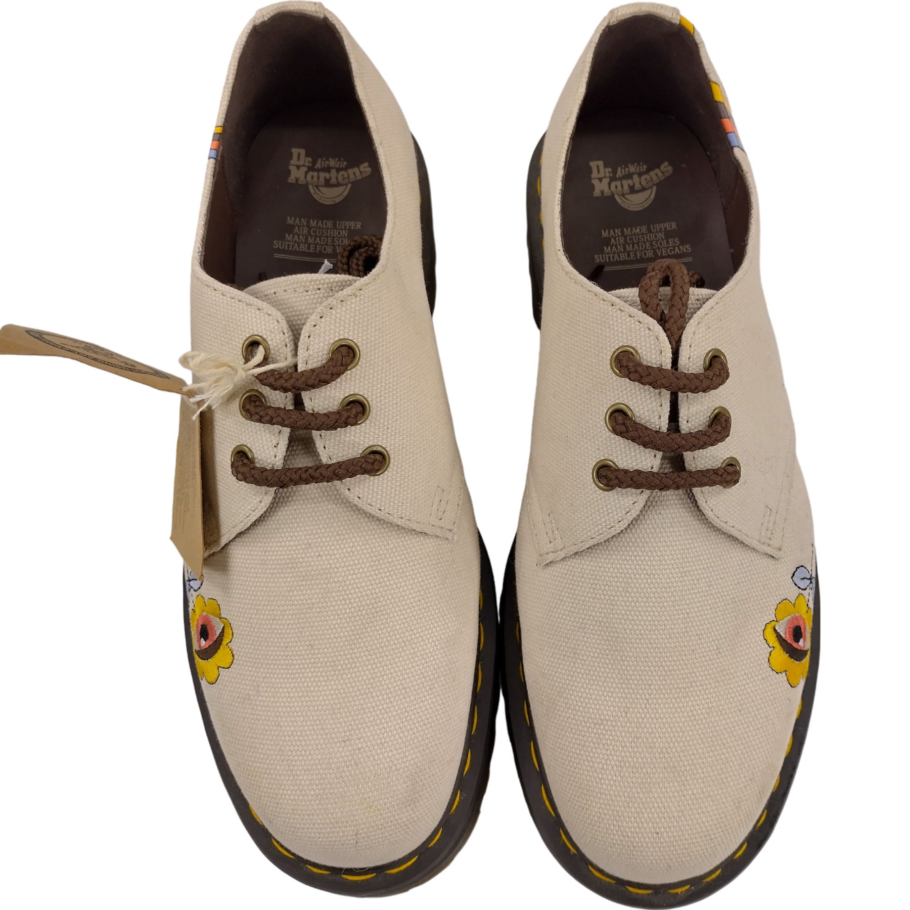 1461 Quad Retro Ray Canvas Vegan Platform Shoes