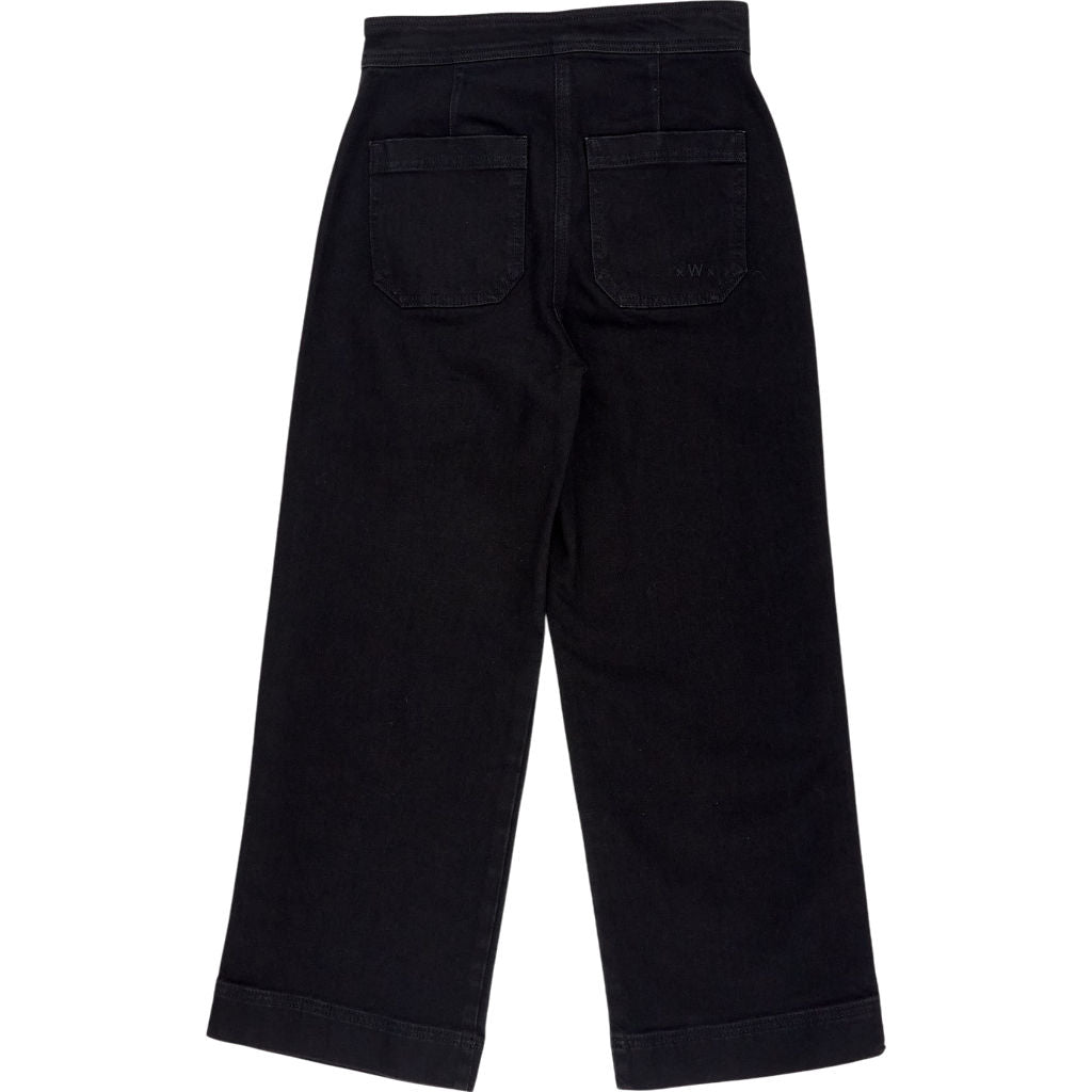 Wyse Black Straight Trousers 1,