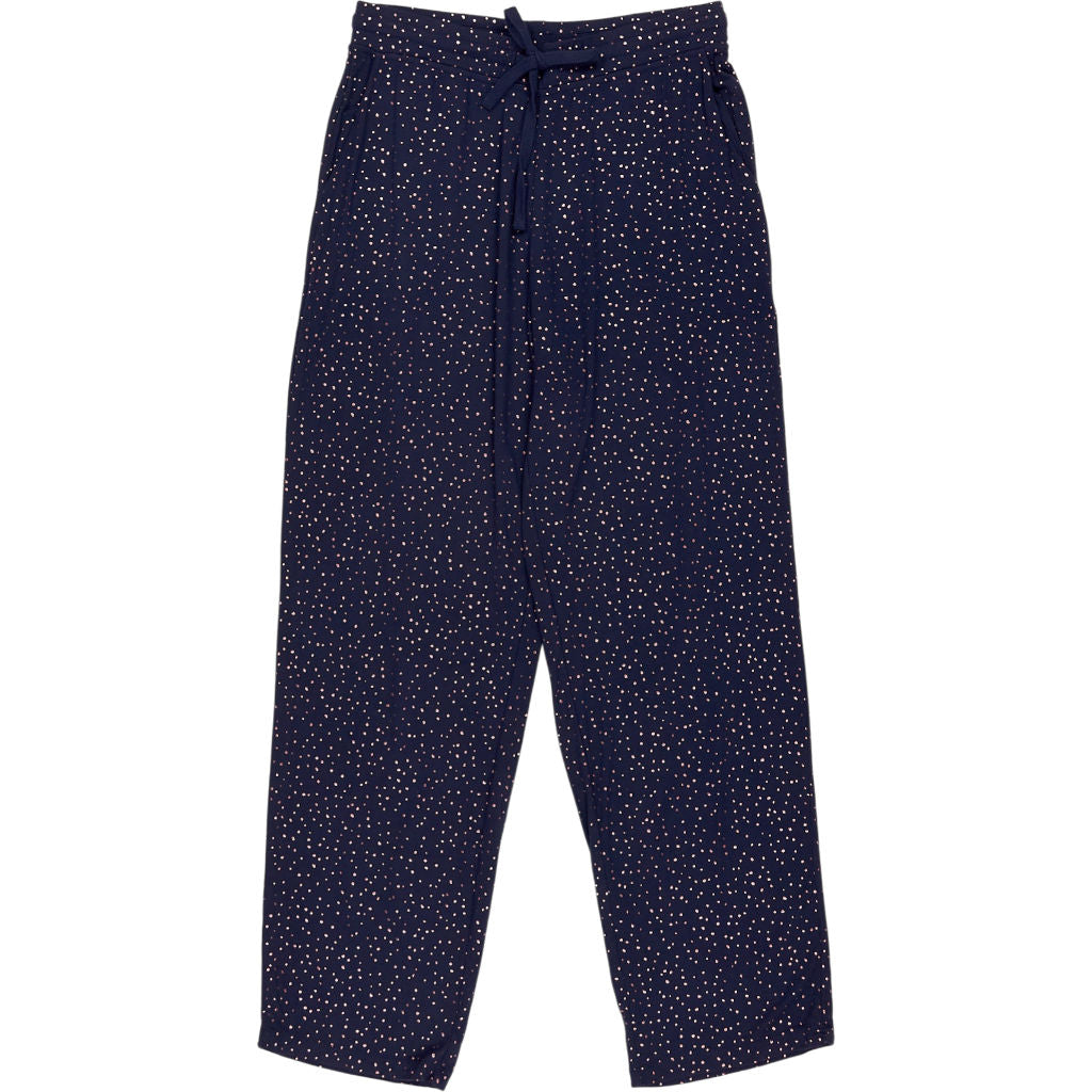 Hush Navy/Copper Polka Dot Trousers