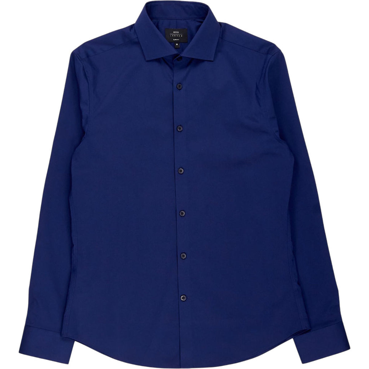 Moss London Blue Slim Fit Shirt