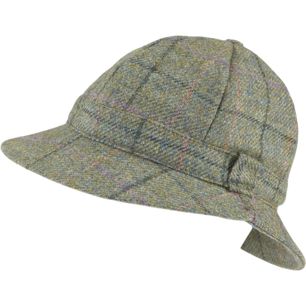 Glencroft Green Wool Tweed Cap