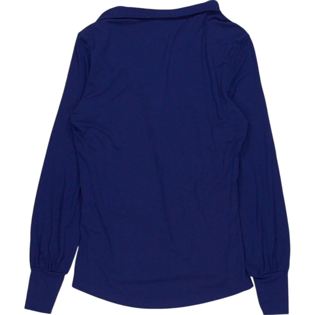 Baukjen Blue Tie Neck Blouse