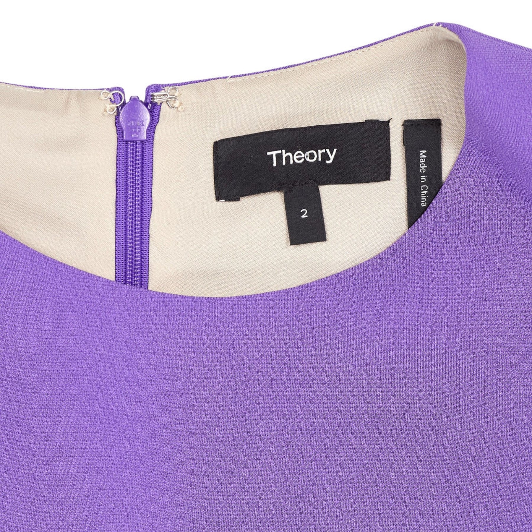 Theory Purple Easy Shift Dress