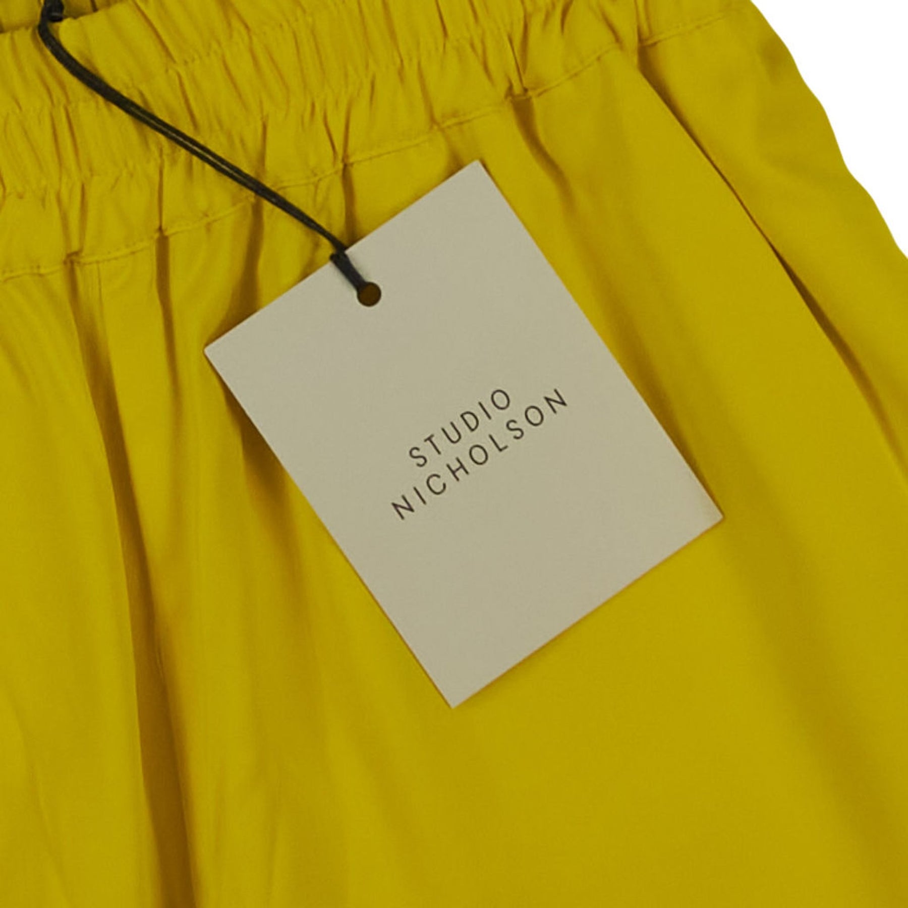Studio Nicholson Yellow Gathered Pants
