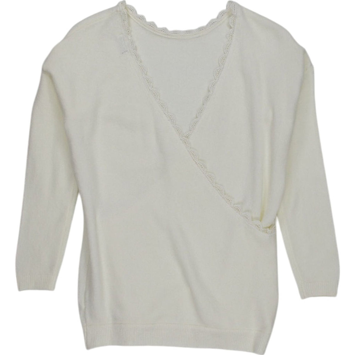 Vertbaudet Cream Wrap Jumper
