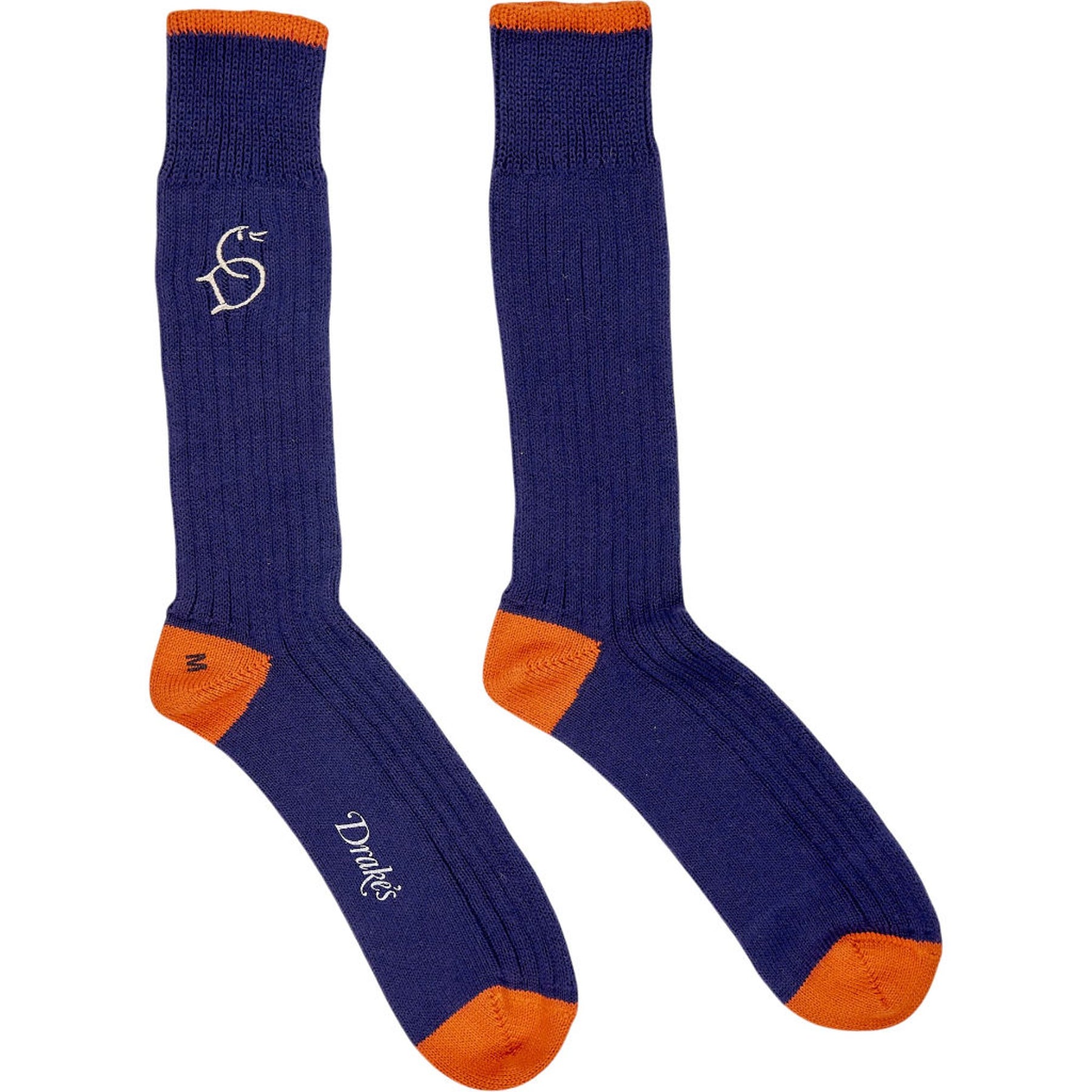 Drake's Purple Orange Socks