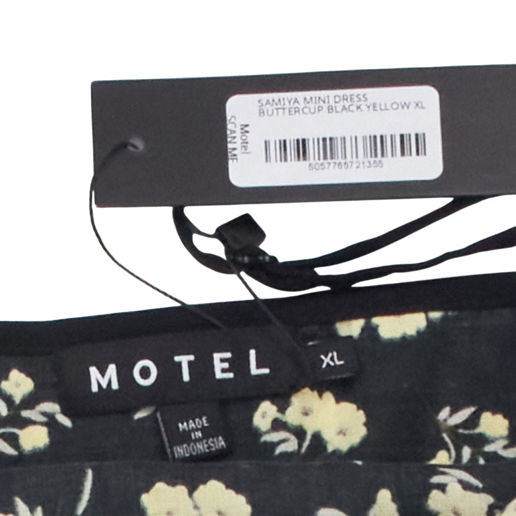 Motel Black Buttercup Samiya Mini Dress