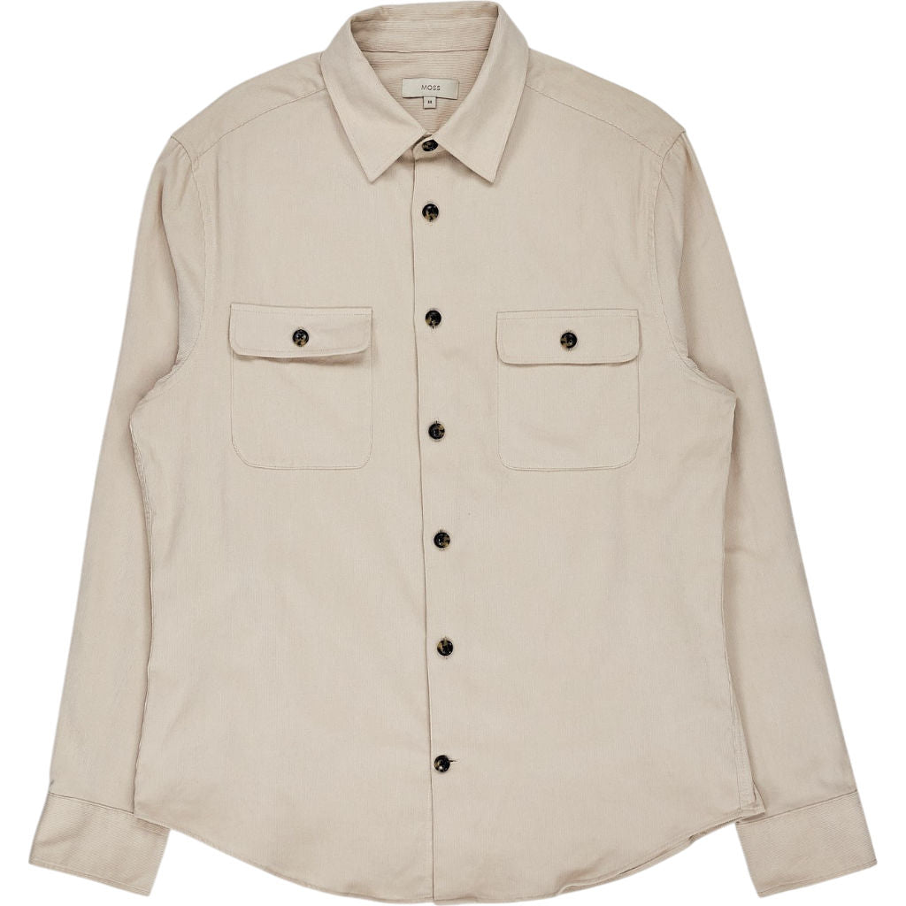 Moss Beige Cotton Shirt