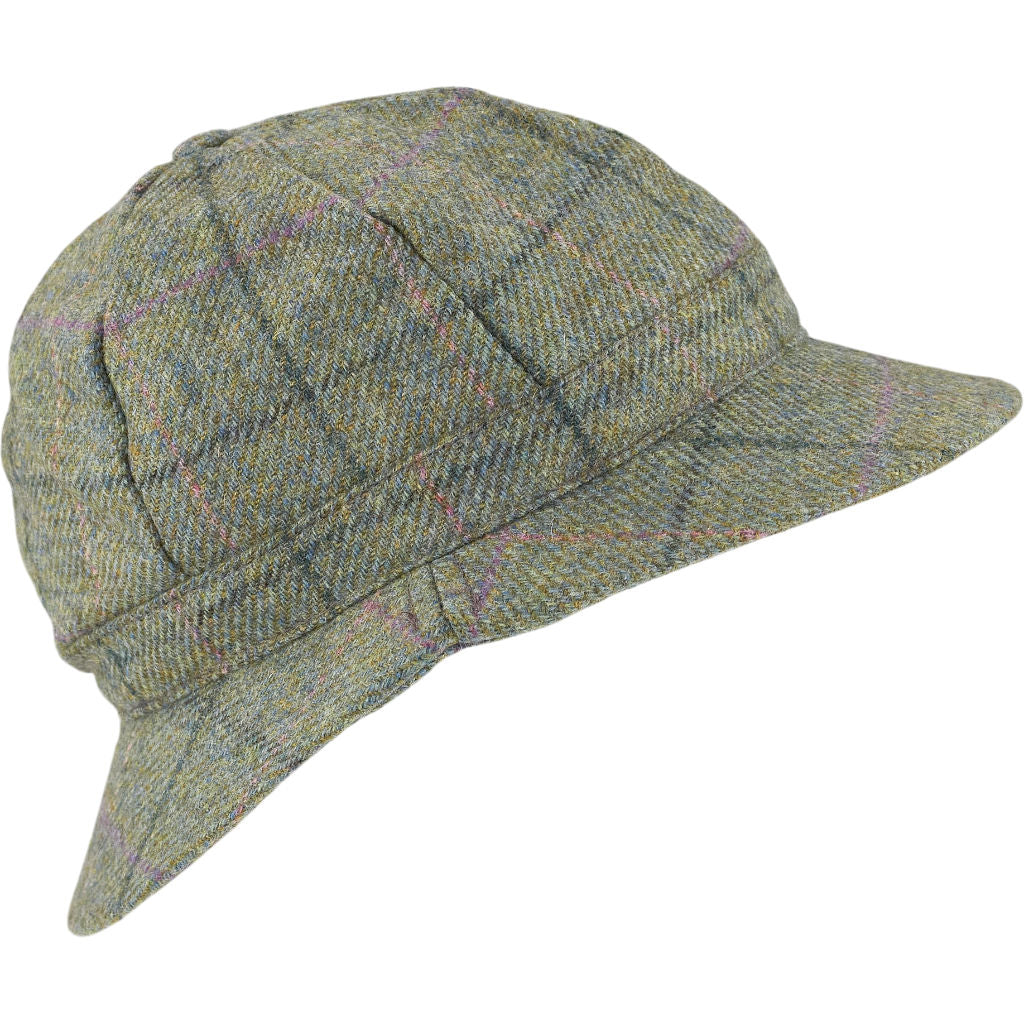 Glencroft Green Wool Tweed Cap