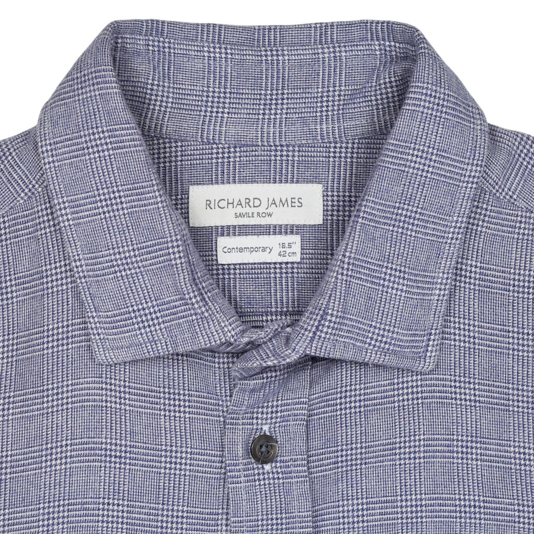 Richard James Blue Check Shirt