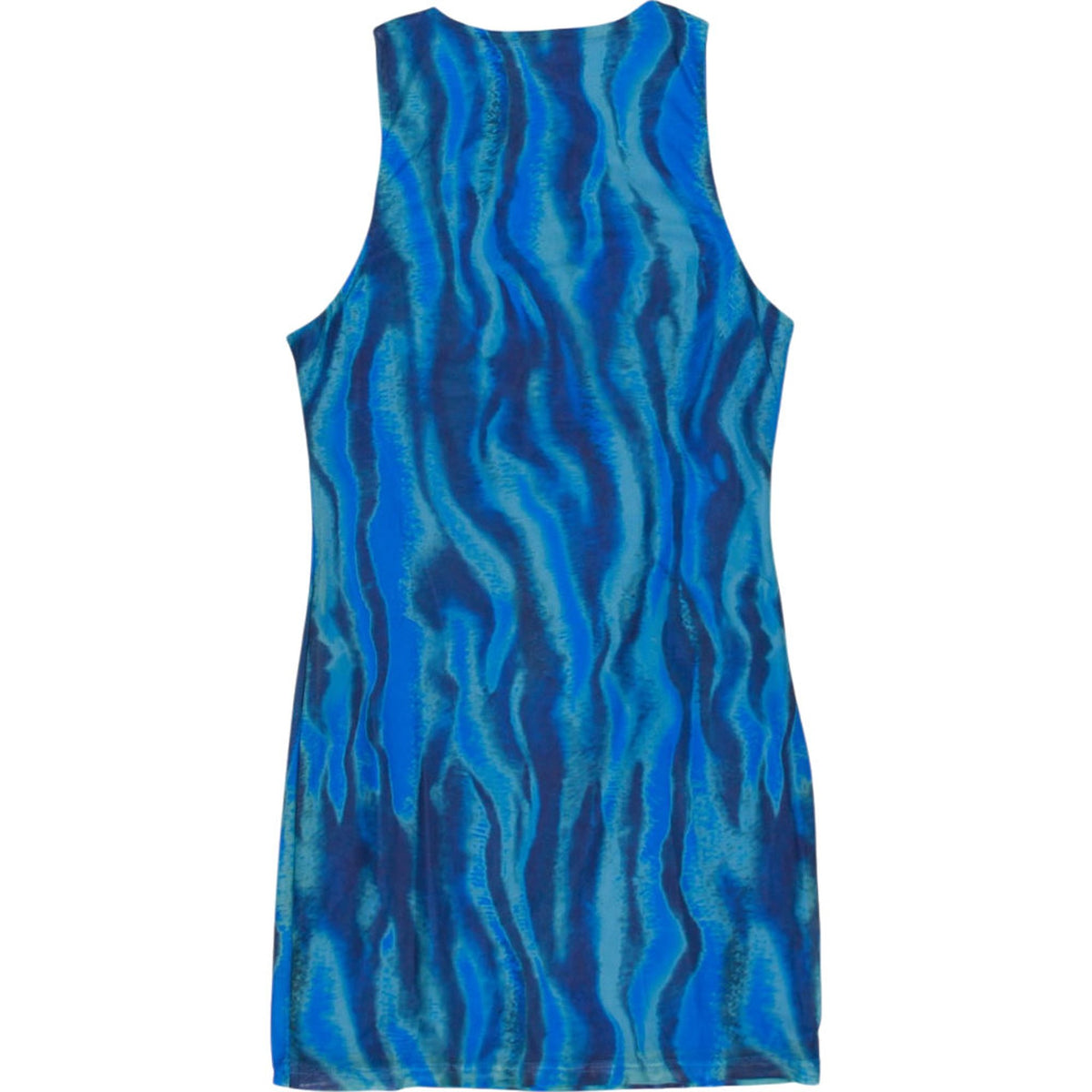 Motel Blue Wave Pattern Dress