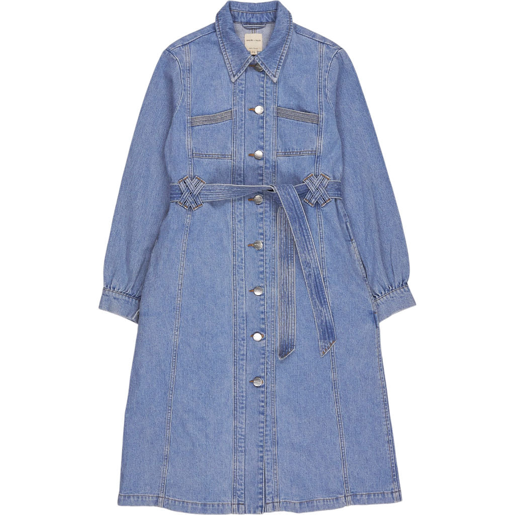 Seventy + Mochi Blue Denim Willow Dress