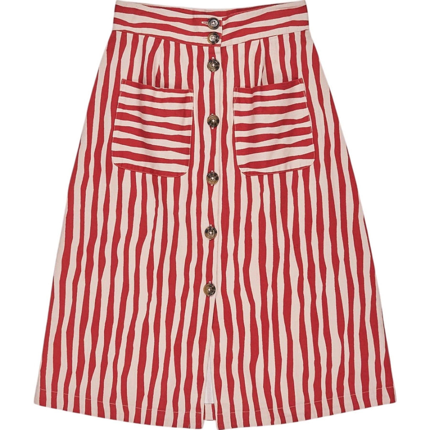 Wyse Red Stripe Andre Skirt