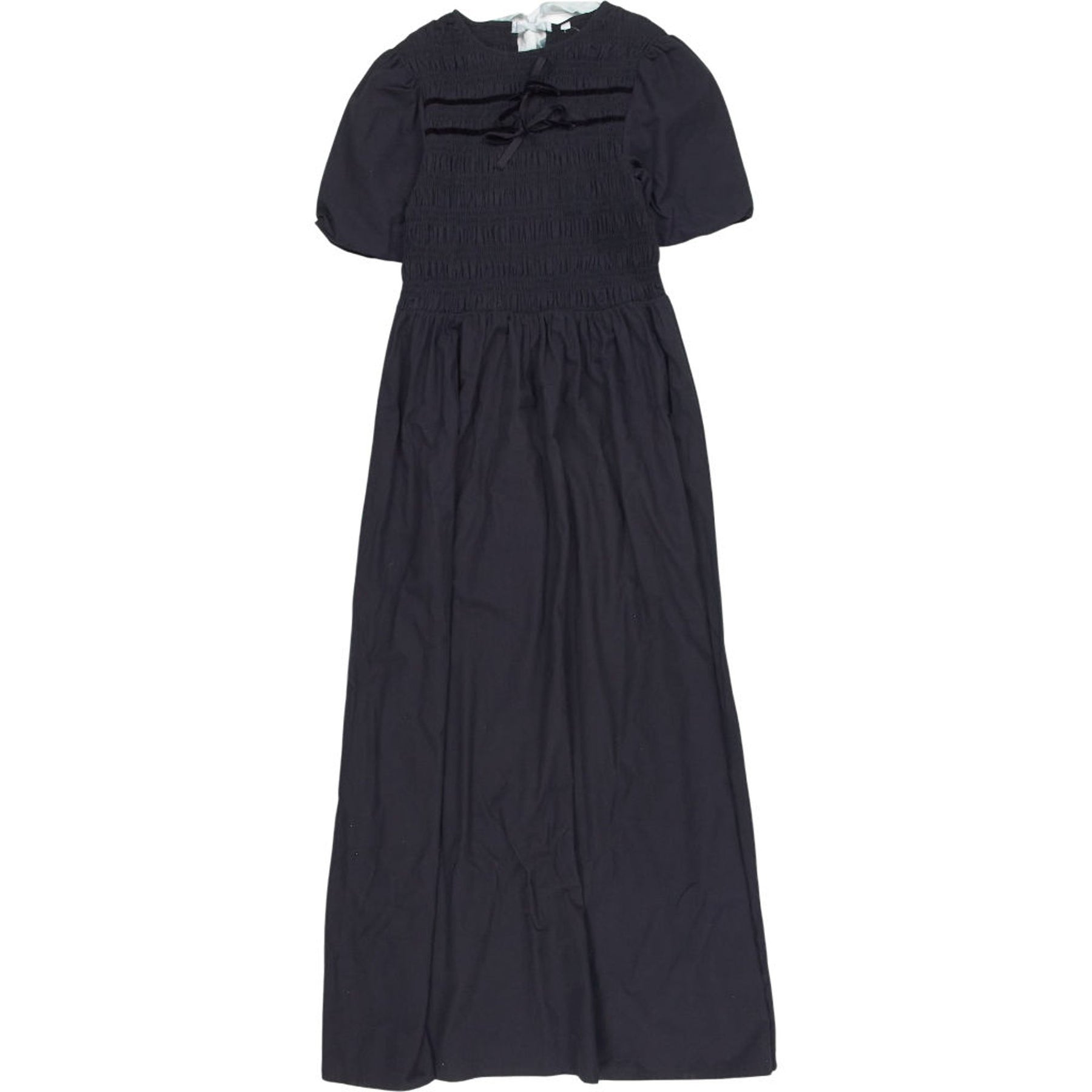 Omnes Black Poplin Maxi Dress