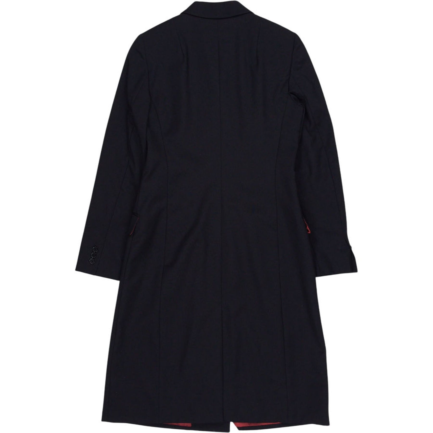 Dolce & Gabbana Black Virgin Wool Coat