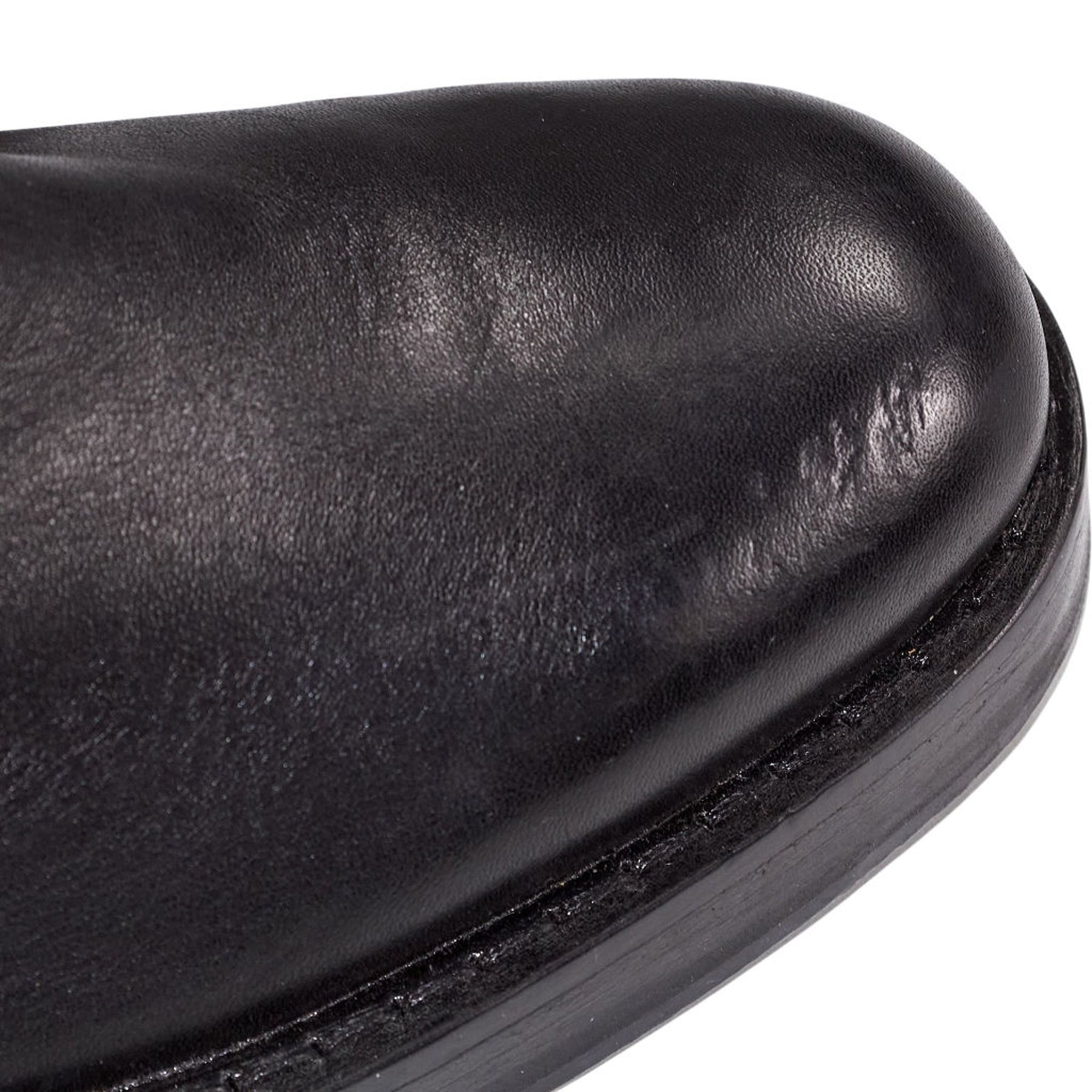 YMC Black Leather Boots UK 5