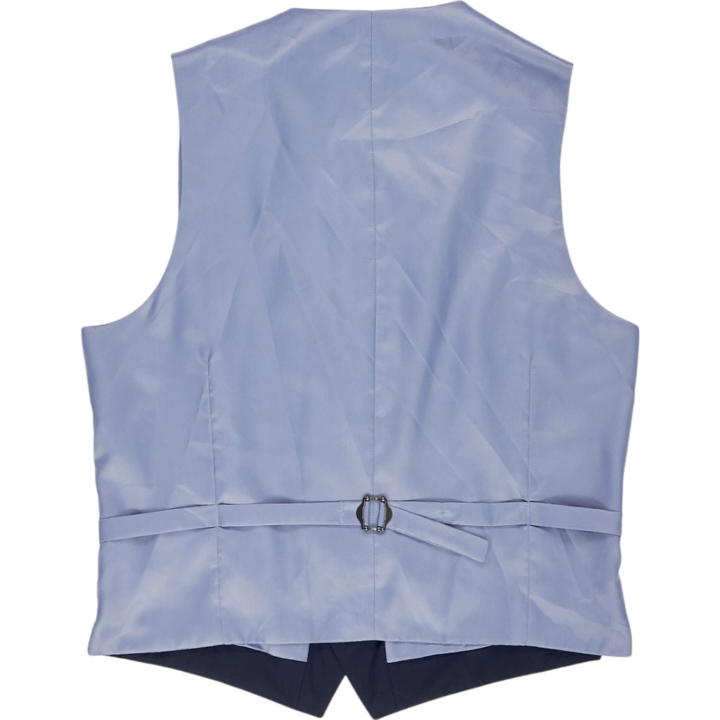 Moss Blue Tailored Fit Waistcoat