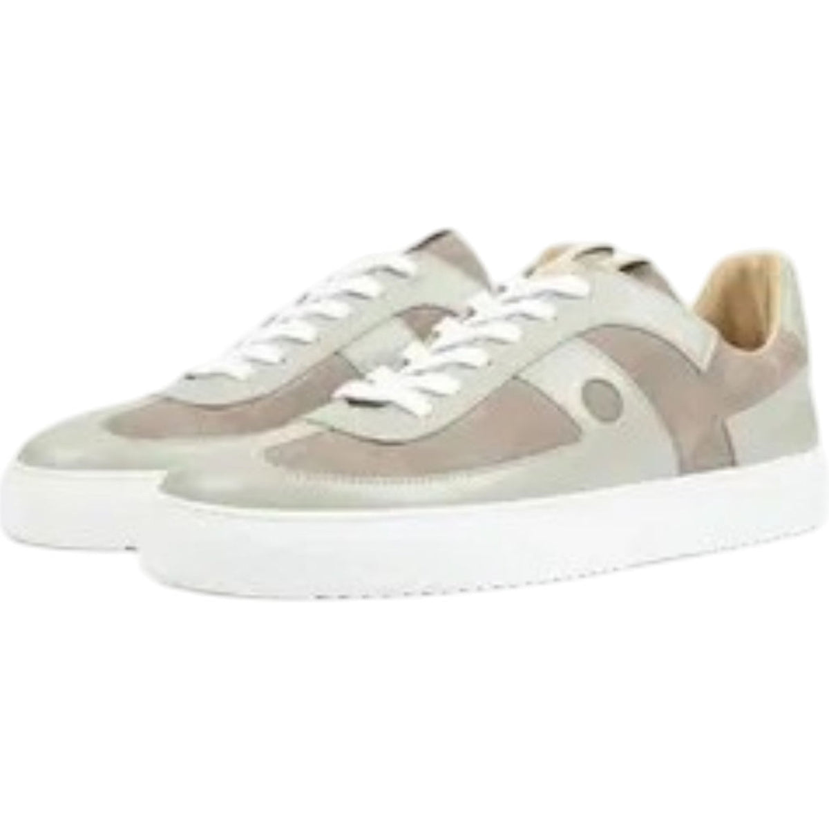 Folk Concrete Suede Leather Trainers