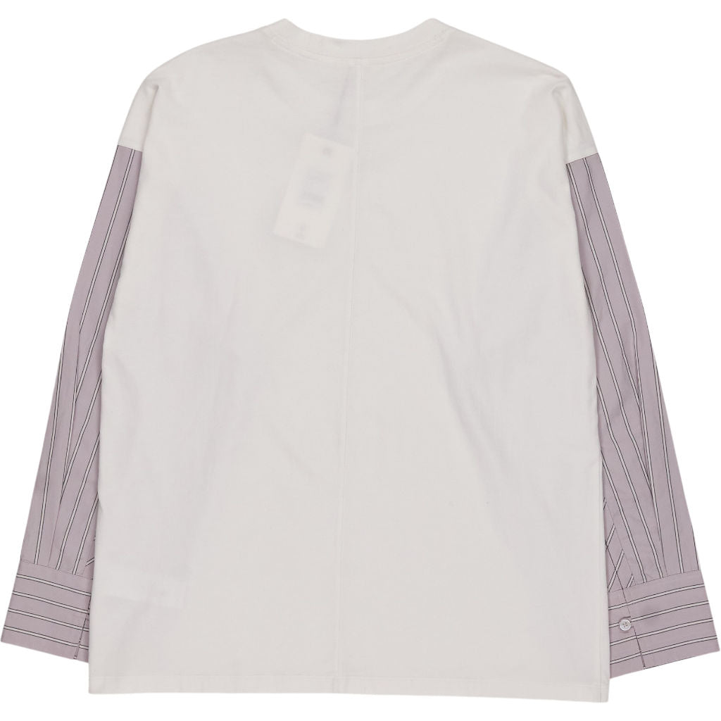 Hush White Long Sleeve T-Shirt