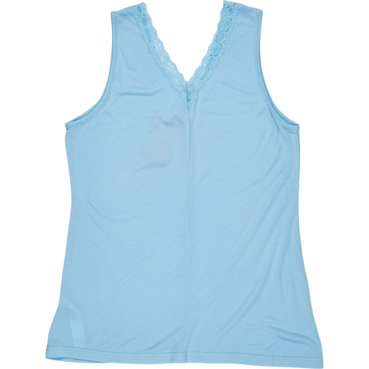 Promise Blue Lace Trim Sleeveless Pyjama Top