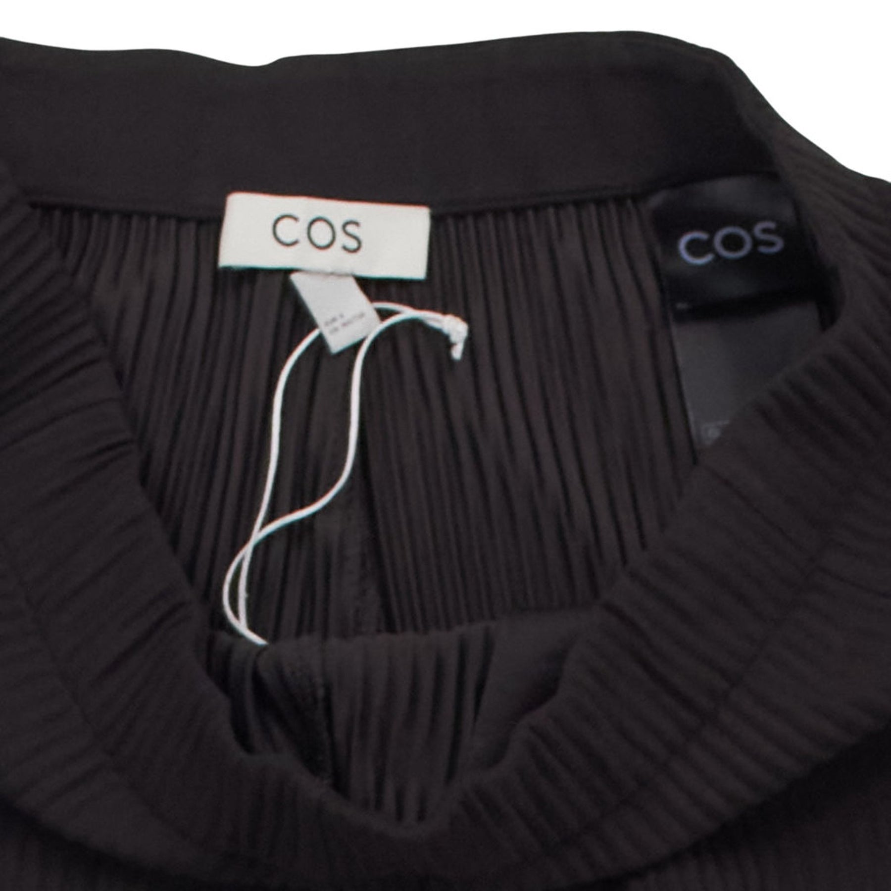 COS Brown Pleated Trousers