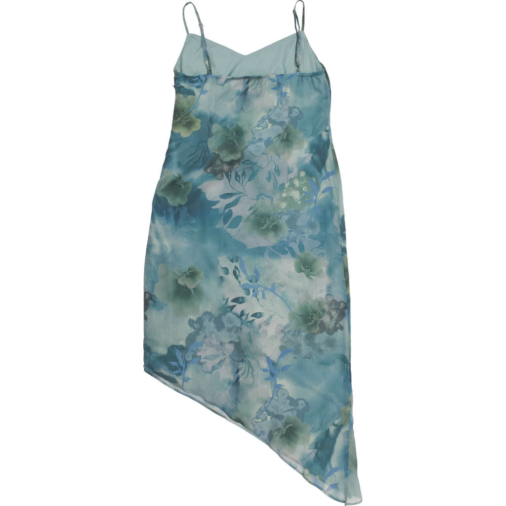 Motel Watercolour Floral Blue Preston Dress