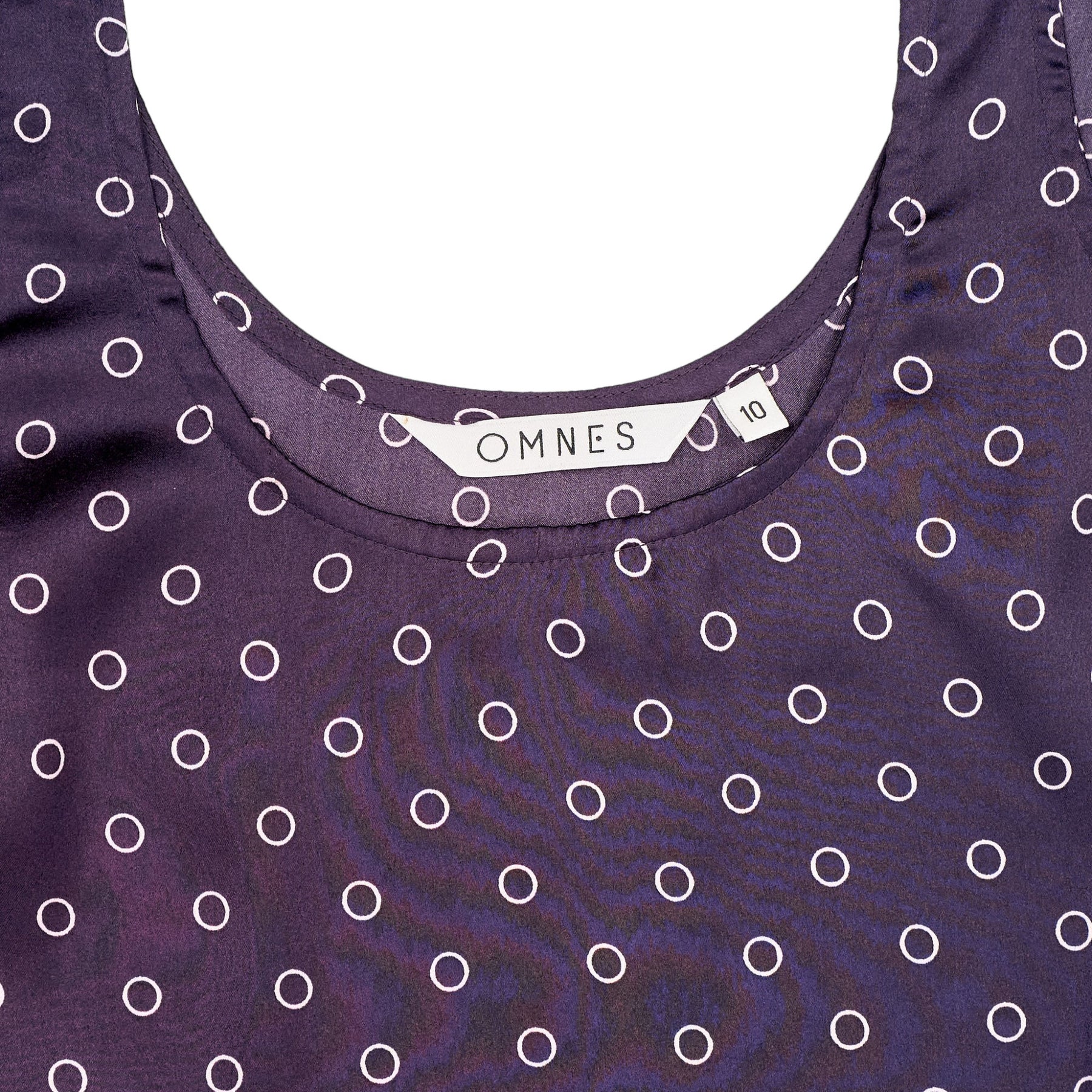 OMNES Purple Polka Dot Tank Top