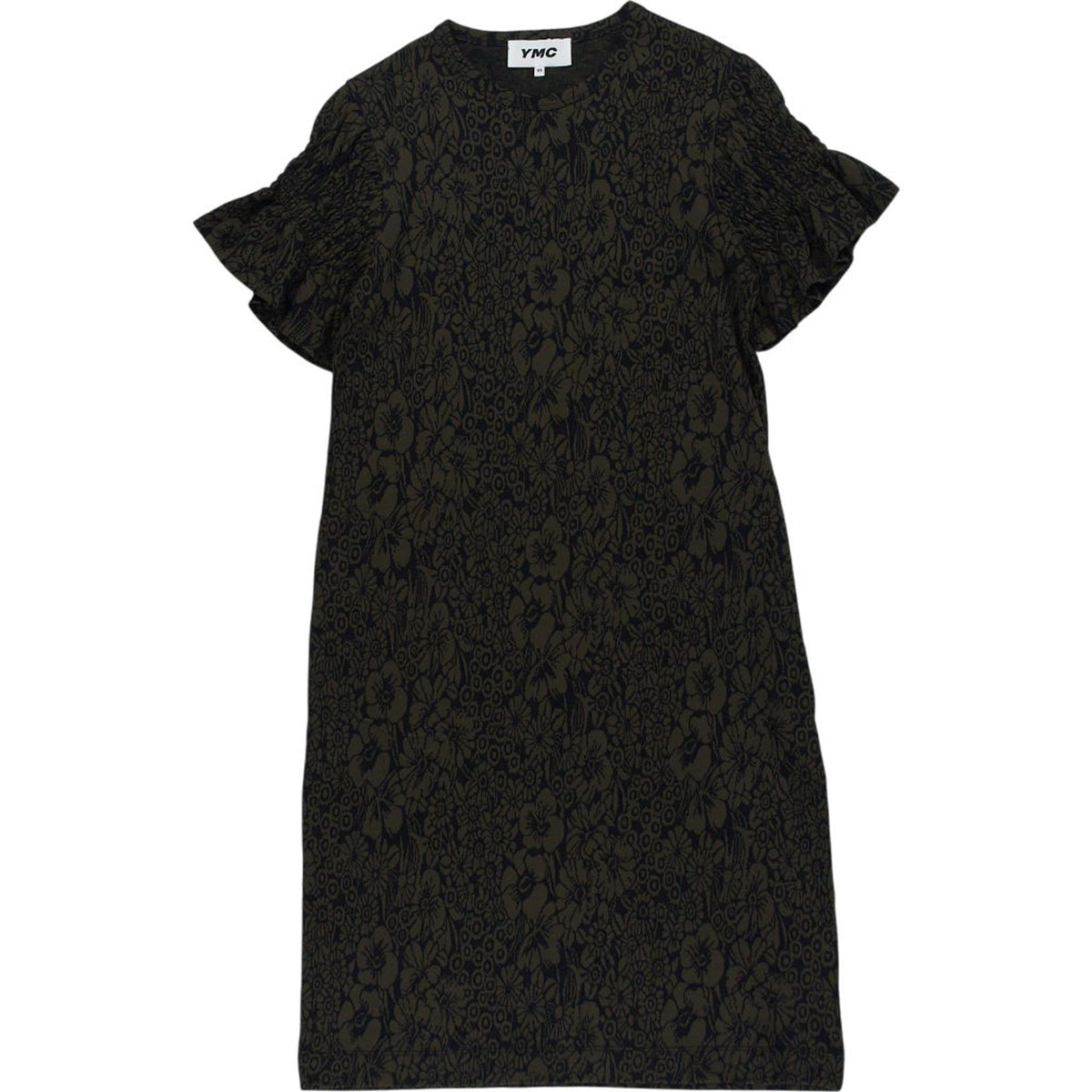 YMC Black Floral Pattern Dress