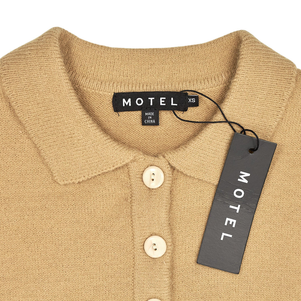 Motel Tan Tallis Knit Jumper