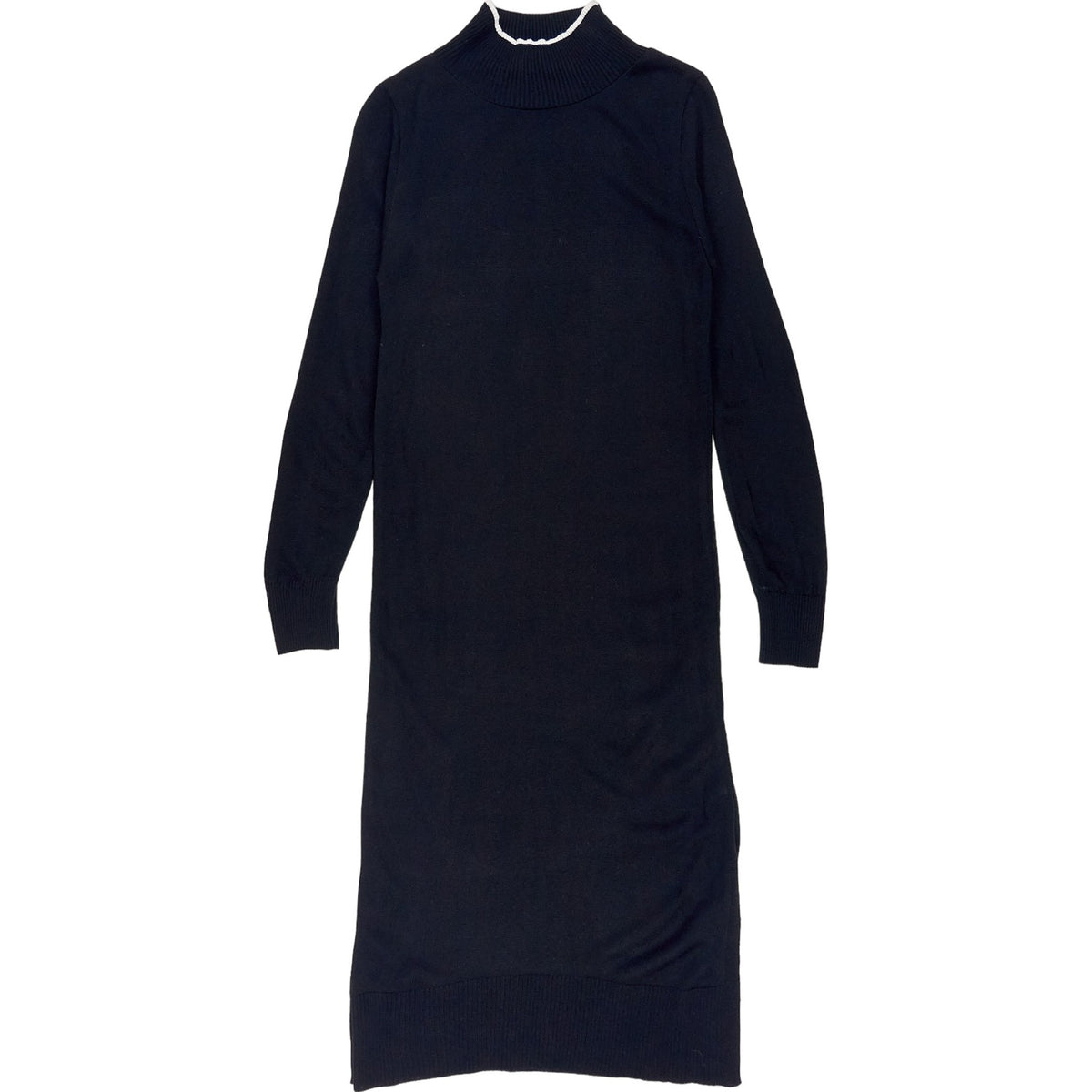 OMNES Black Turtleneck Dress