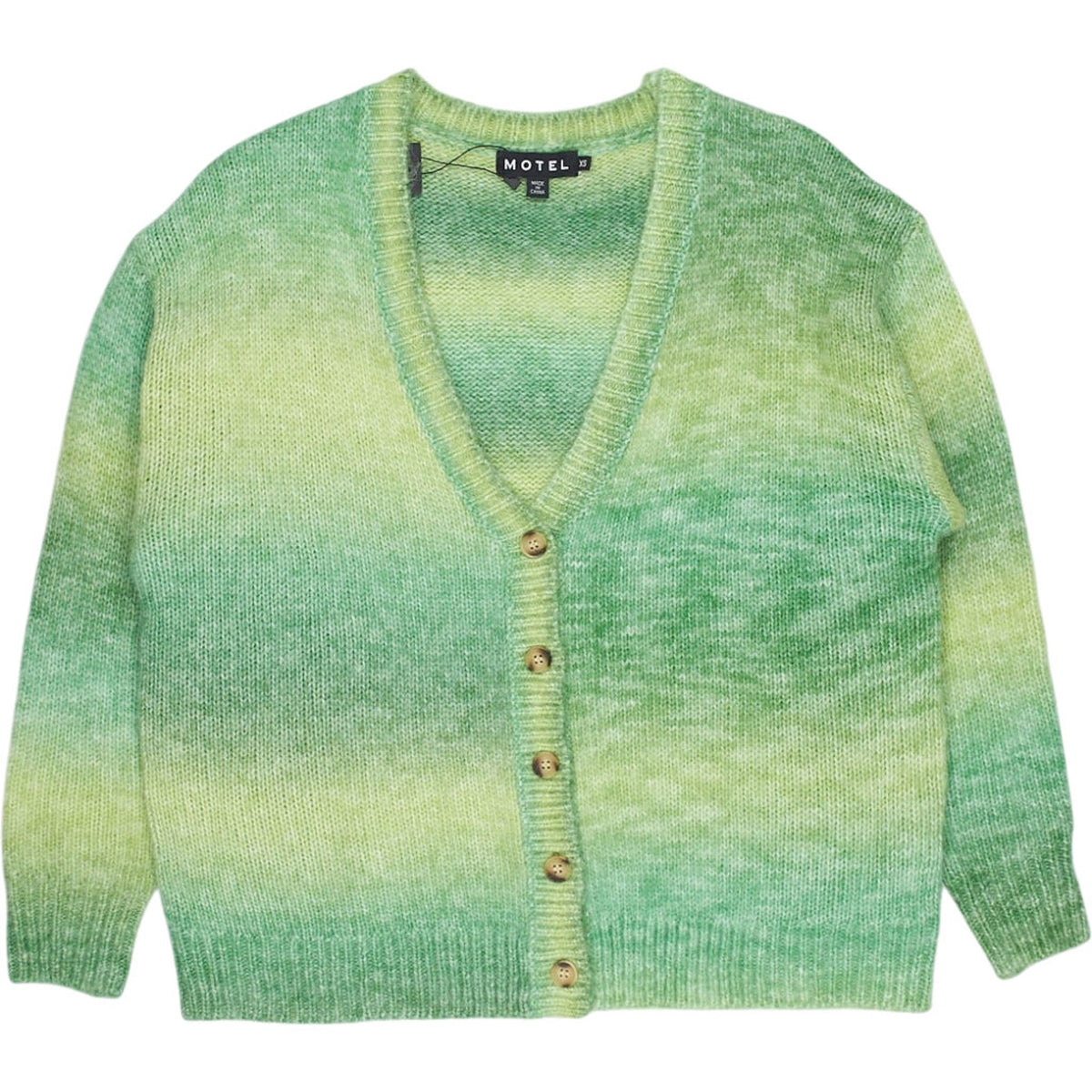 Motel Green Uriela Wool Cardigan