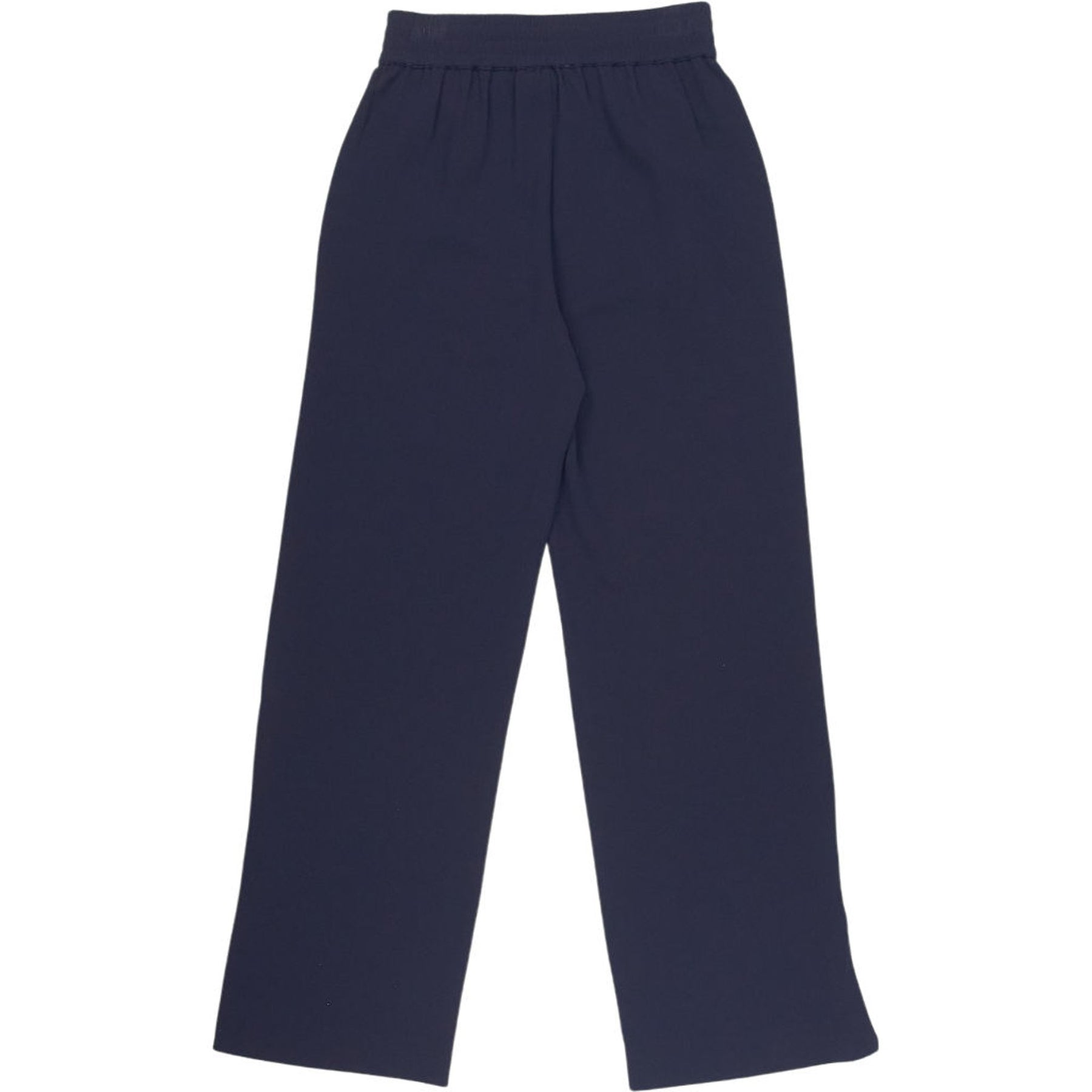 Wyse London Navy Wide Leg Trousers