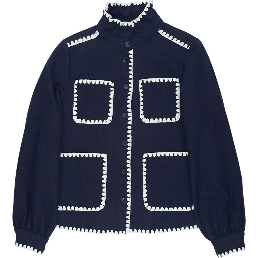 Wyse Navy Sonya Shacket UK 8