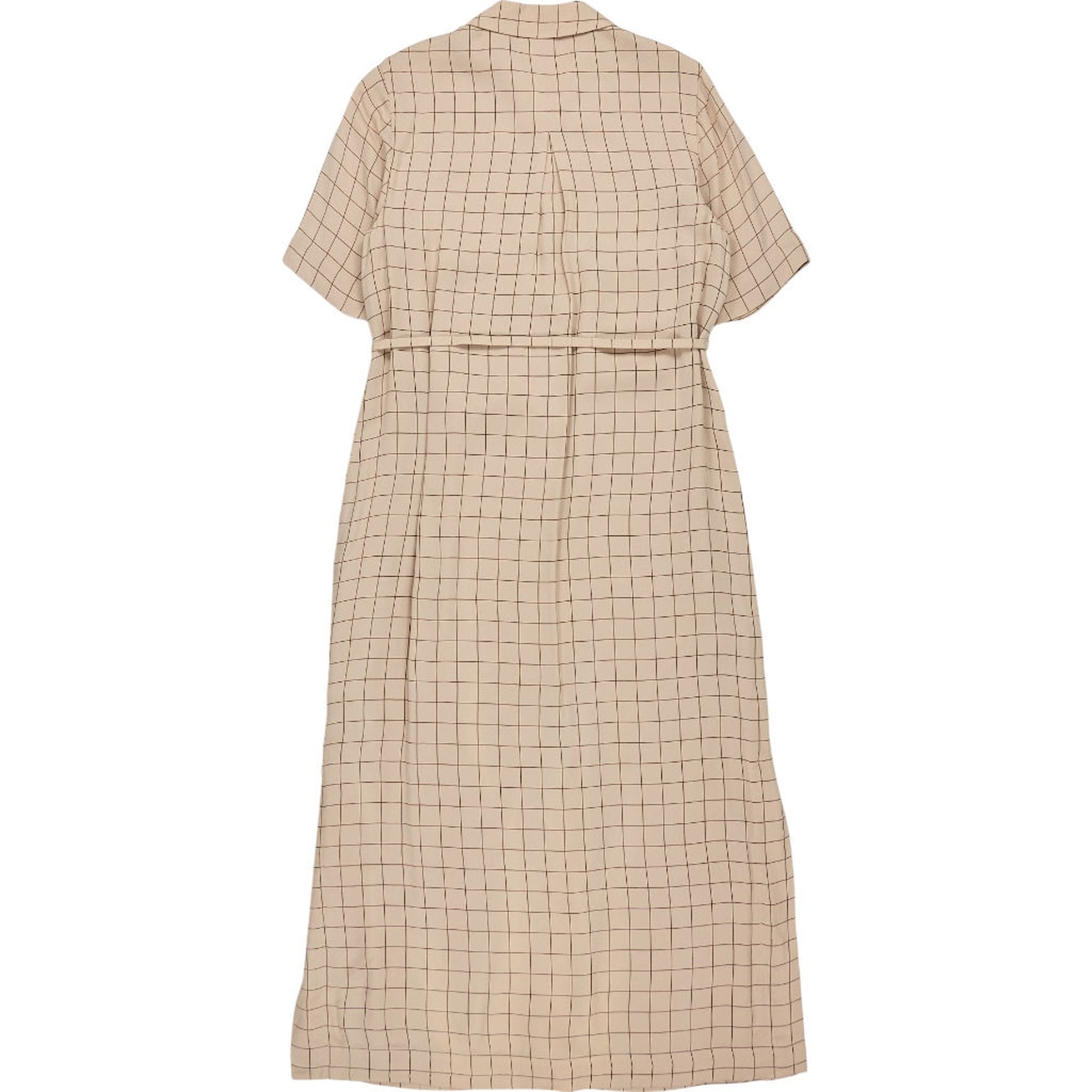 Whistles Beige Check Shirt Dress