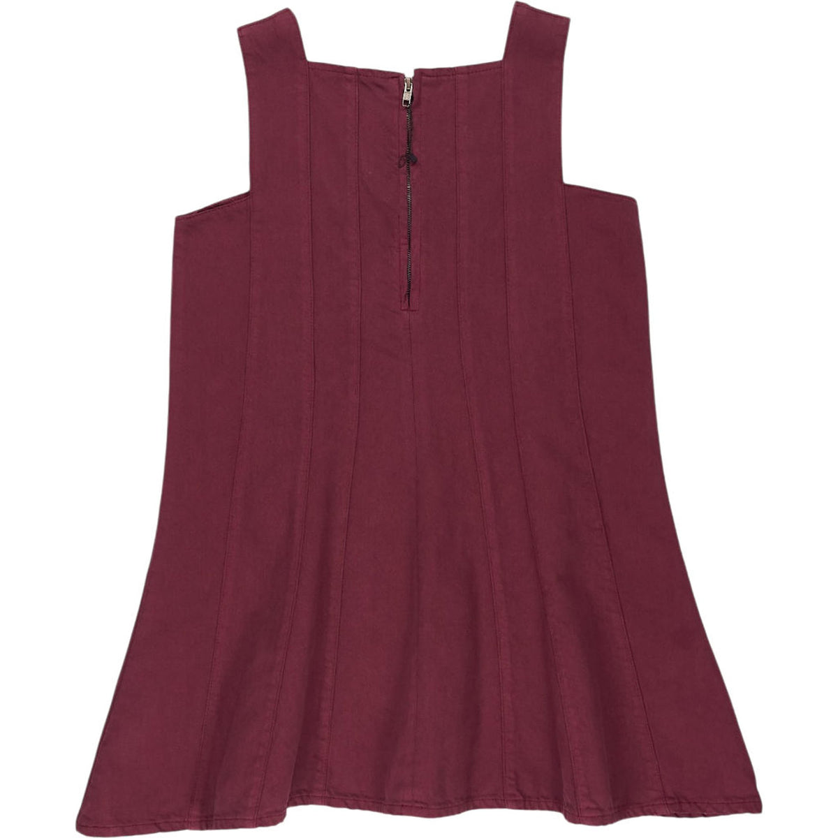 OMNES Burgundy Midi Dress