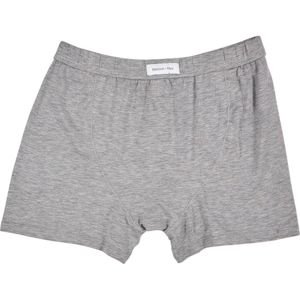 Hamilton & Hare Grey Boxer Briefs ( 3 Pack )